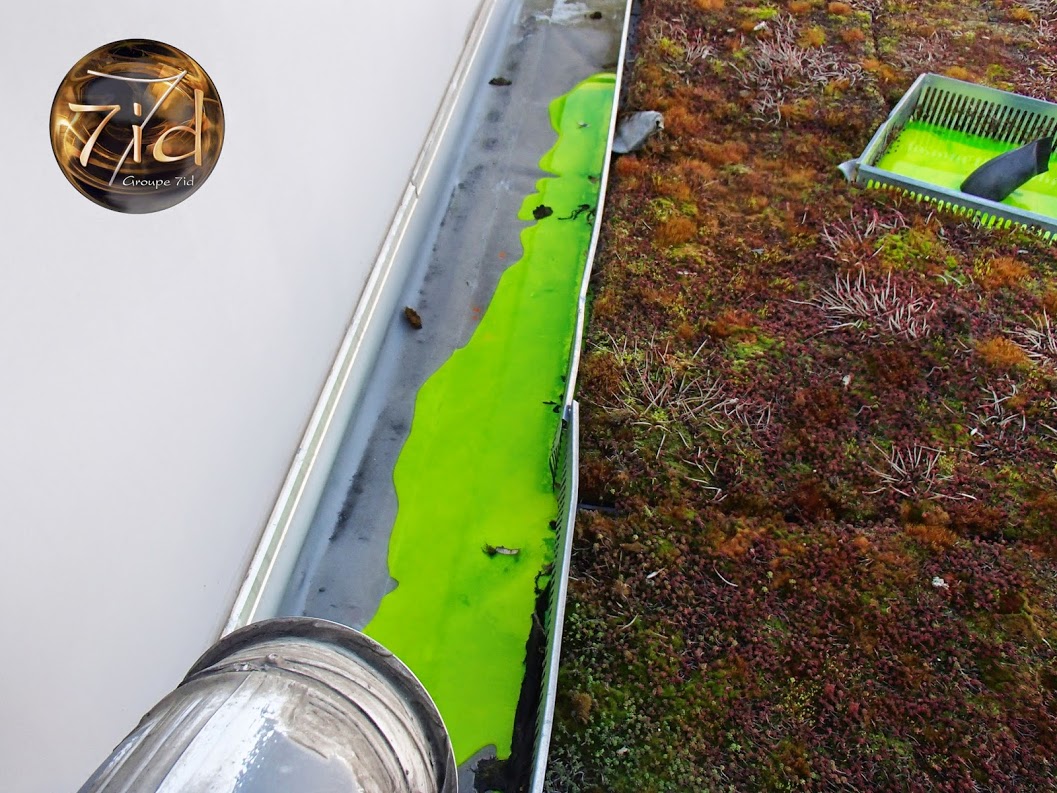 Test pour infiltration d'eau pluvial